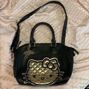 Black and Gold Hello Kitty Purse